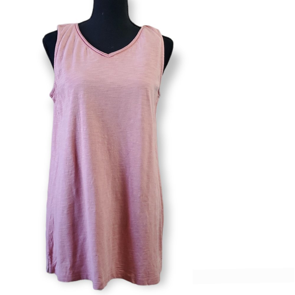 𝅺Coldwater Creek SMALL pink soft loose fit sleeveless tank top